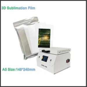 50pcs Phone Case Film 3D Sublimation DIY Blank Film for SMC-A5 Heat Press Thermal Transfer Printing Machine Custom Back Covers