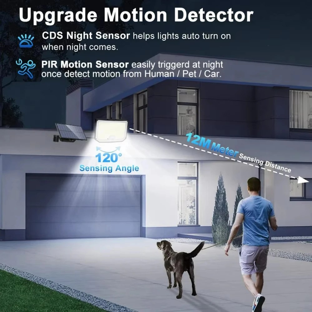234 LED Solar Lights Outdoor Lights Solar Powered Security Light Motion Sensor Waterproof Solar Powered Security Spot Lights