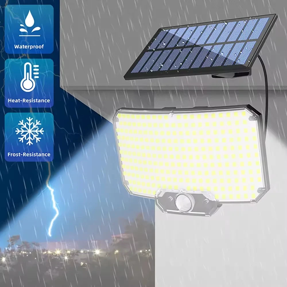 234 LED Solar Lights Outdoor Lights Solar Powered Security Light Motion Sensor Waterproof Solar Powered Security Spot Lights