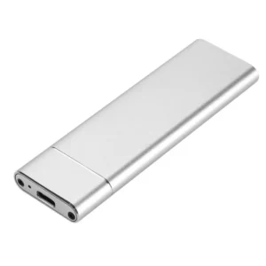Aluminum Alloy M.2 HDD Enclosure Case Hard Drive Box B-KEY External Hard Drive Box USB C Interface Support SATA & NVME Protocol