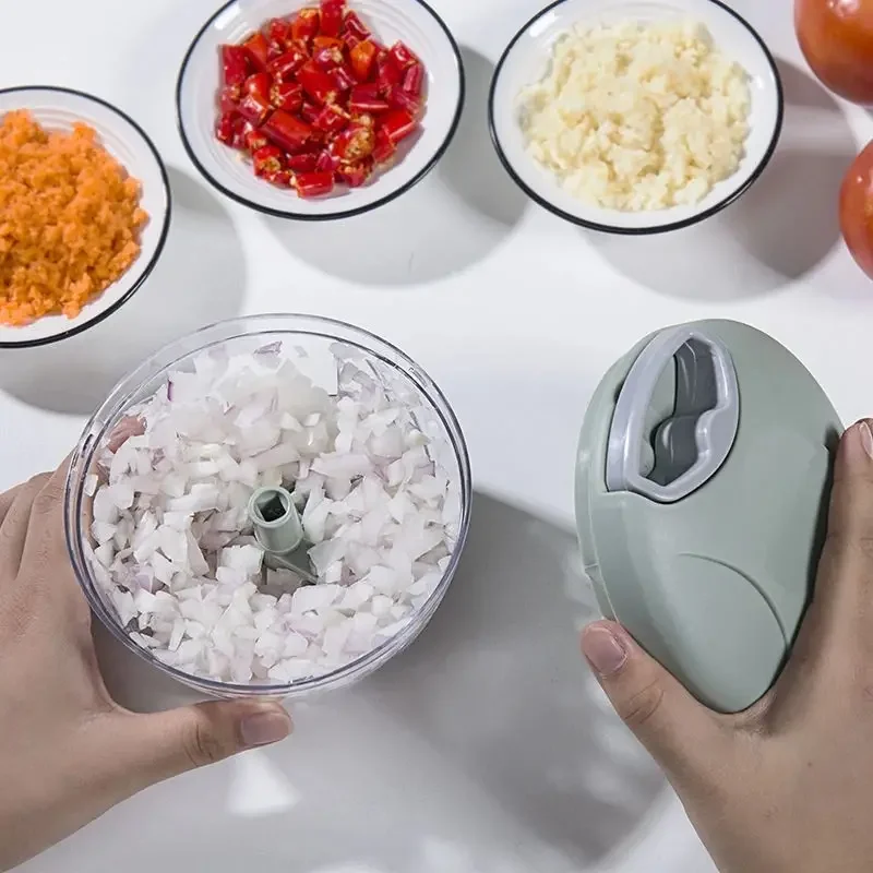 1pc, Vegetable Cutter, Multifunctional Garlic Masher, Manual Food Chopper, Vegetable Chopper, Creative Garlic Crusher, Meat Mash