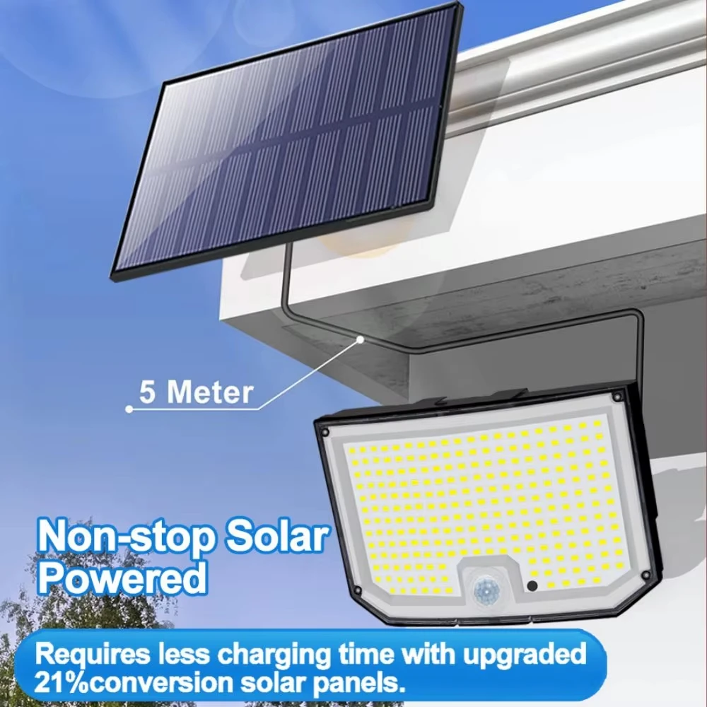 234 LED Solar Lights Outdoor Lights Solar Powered Security Light Motion Sensor Waterproof Solar Powered Security Spot Lights