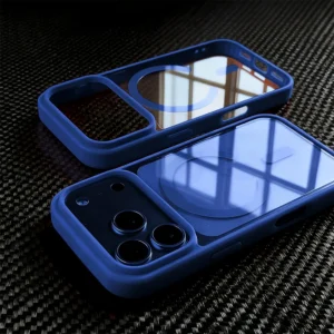 Fashion for Magsafe Wireless Charge Phone Case for IPhone 17 Air 16 15 14 Plus 13 12 11 Pro Max Transparent Acrylic Back Cover