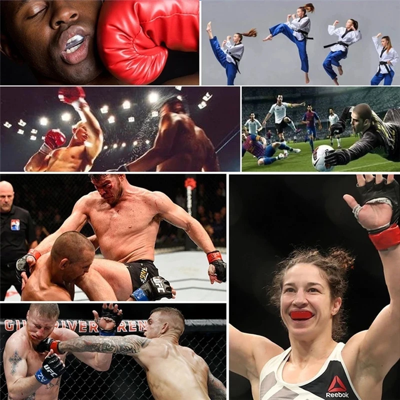Sports Mouth Guard For Boxing Basketball Rugby Karate Silicone Teeth Protector Adult Children Mouthguard Tooth Brace Protection