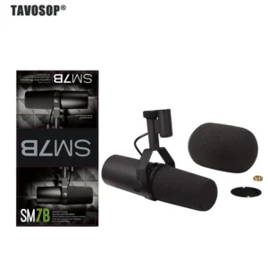 Cardioid Dynamic Microphone SM7B Sm7b 7B Studio Selectable Frequency Response Mic for Live Stage Recording Podcasting