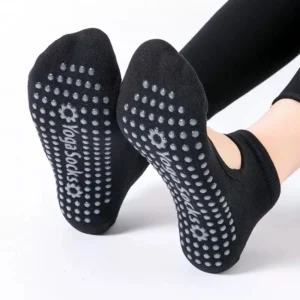 High Quality Women Yoga Socks Anti-Slip Breathable Backless Pilates Socks Ankle Ladies Ballet Dance Sports Socks for Fitness Gym
