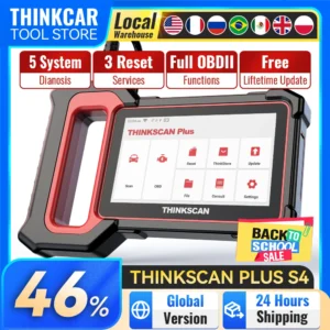 Thinkscan Plus S7 OBD2 Scanner Car Diagnostic Scanner for Engine ABS Transmission AC BCM IC Airbag Code Reader Auto Scan Tools