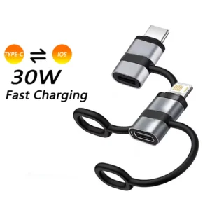 For IOS Female To USB C Male Converter Type C To iPhone Adapter Fast Charging Adaptador For iPhone 15 14 13 Pro Max iPad Airpods