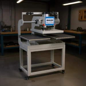 Dual Platen Infrared 16x24 Pneumatic Heat Press Machine For T-Shirt Garment Printing