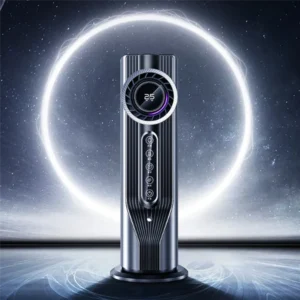 A38M Bedroom Tower Fan Silent USB Water Cooling Fan Portable Water Mist Humidification Water Cooling Fan Desktop Air Cooler Dark