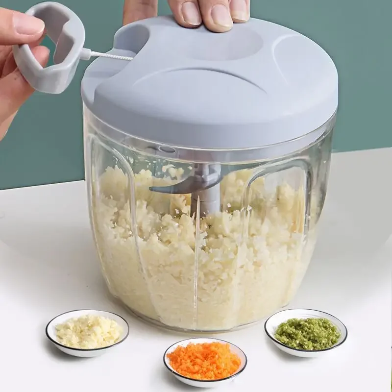 1pc, Vegetable Cutter, Multifunctional Garlic Masher, Manual Food Chopper, Vegetable Chopper, Creative Garlic Crusher, Meat Mash